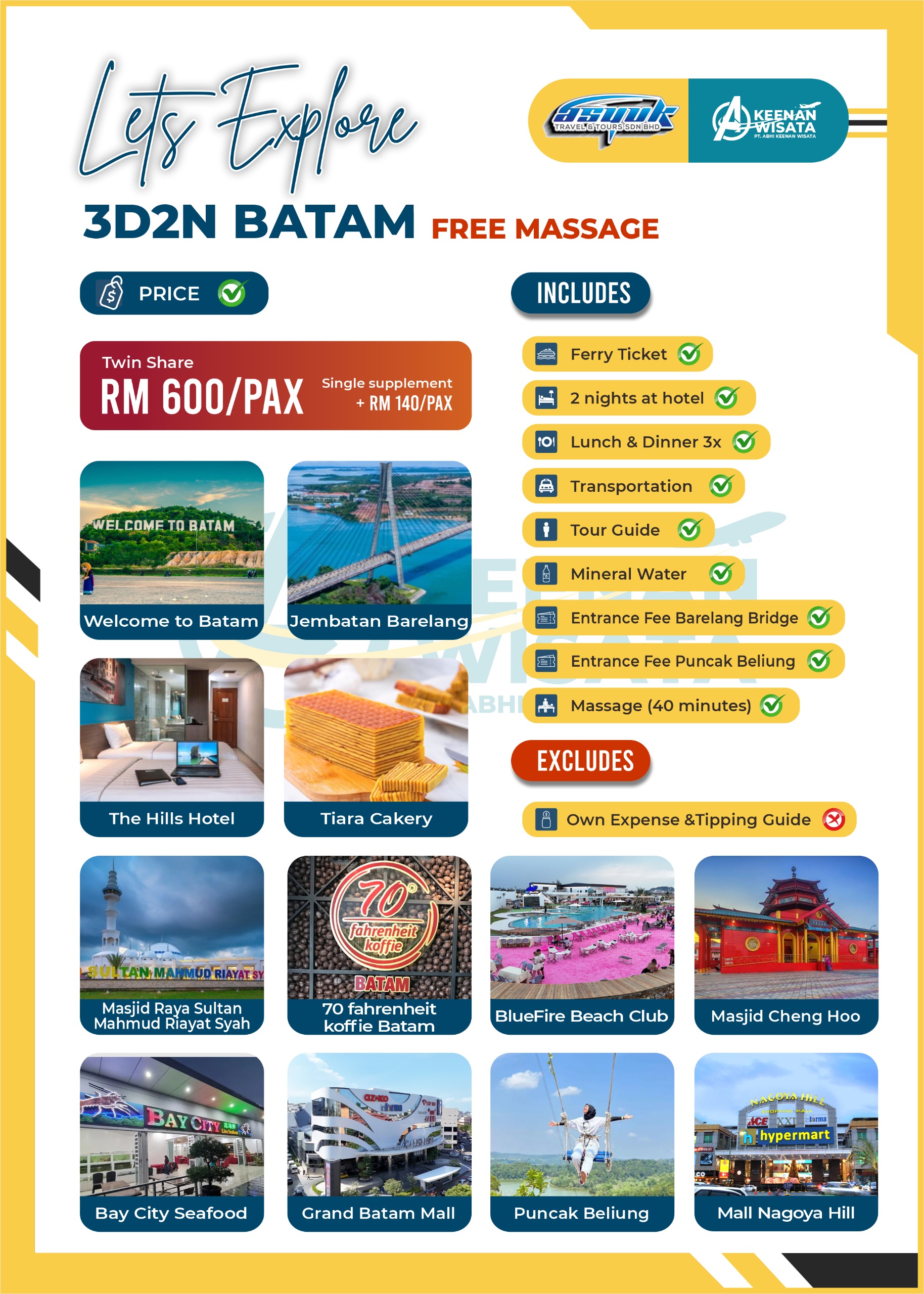 3D2N Batam (2 Pax)